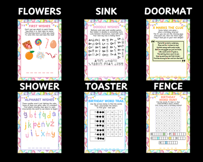 Birthday Scavenger Hunt For Teens Older Kids, Tween Teen Scavenger Hunt, Puzzles Treasure Hunt Clues, Indoor Outdoor Teenager Birthday Hunt