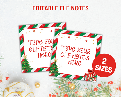 Elf Pizza Box Label, North Pole Mini Pizza Box Label, Printable Elf Prop
