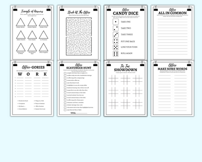 Office Games Team Building Games For Work, Icebreaker Games, Work Office Party Games