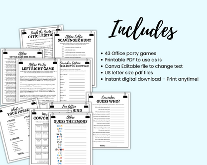 Office Games Team Building Games For Work, Icebreaker Games, Work Office Party Games