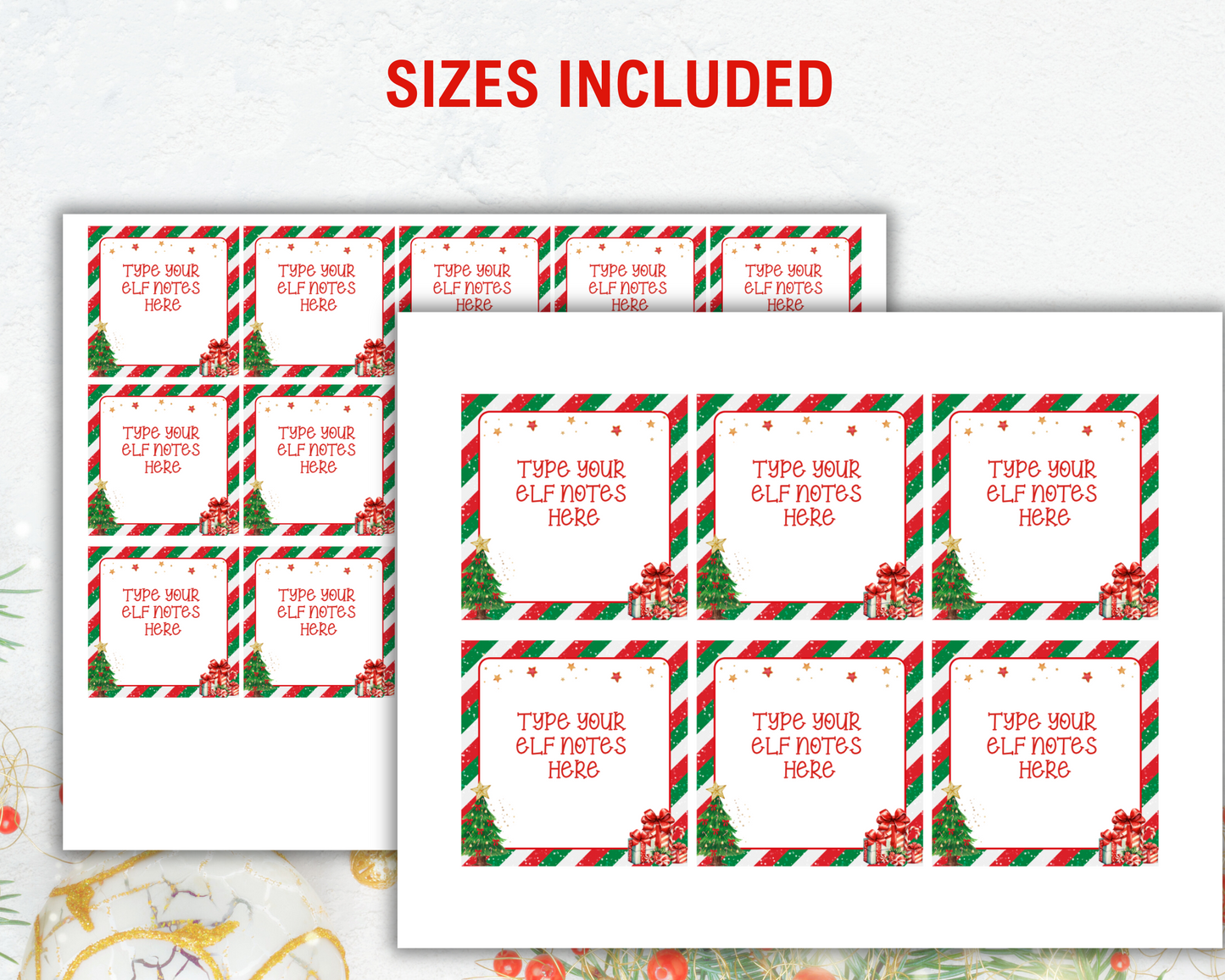 Elf Pizza Box Label, North Pole Mini Pizza Box Label, Printable Elf Prop