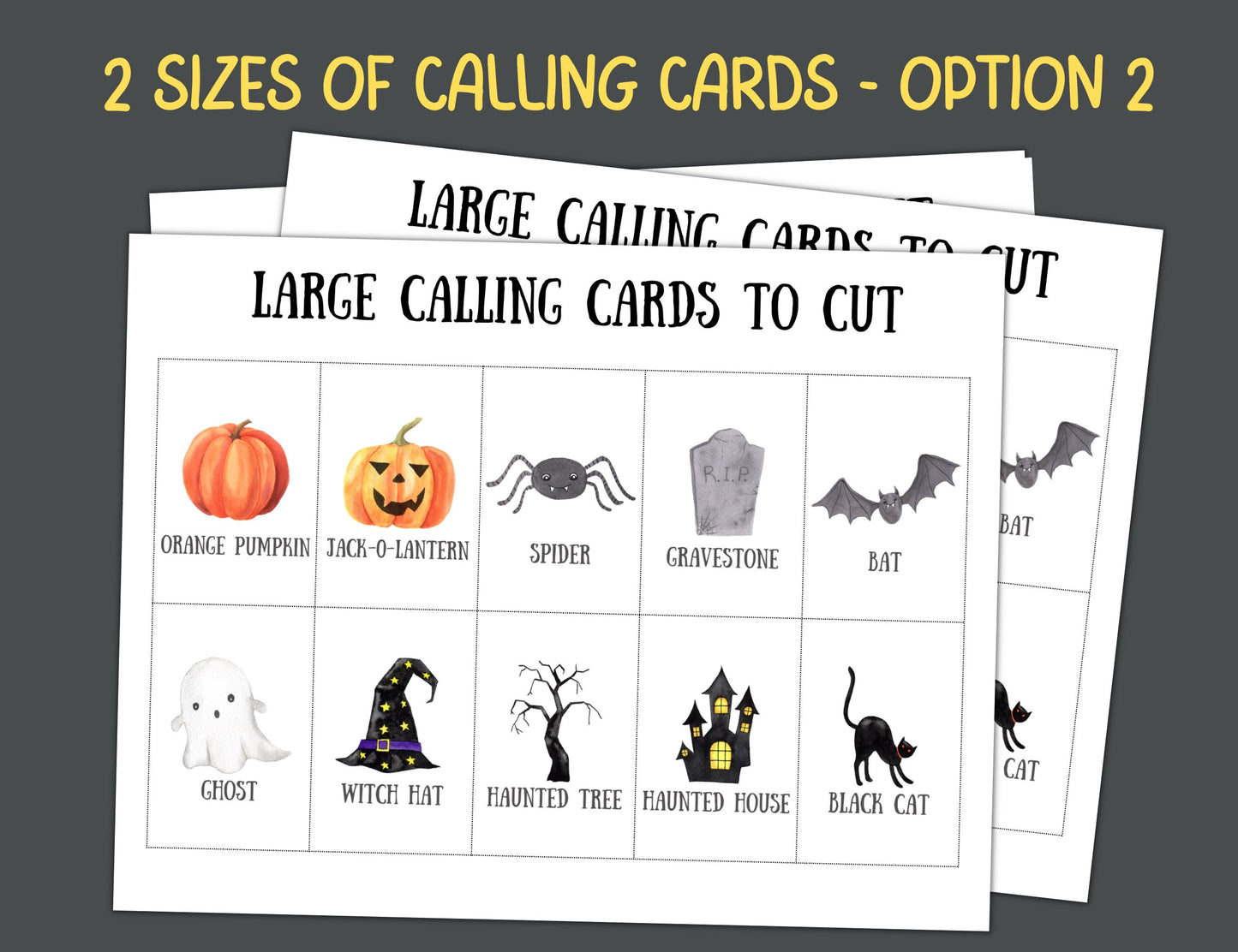 Halloween Bingo For Kids Printable, Halloween Bingo Cards, Halloween Party Games For Adults/ Kids Activity, Kindergarten Preschool Party