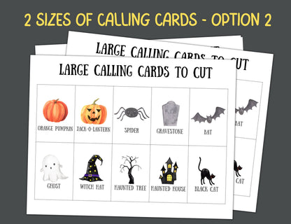 Halloween Bingo For Kids Printable, Halloween Bingo Cards, Halloween Party Games For Adults/ Kids Activity, Kindergarten Preschool Party