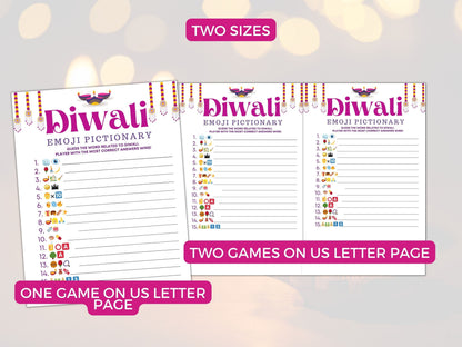 Diwali Emoji Game, Diwali Emoji Trivia