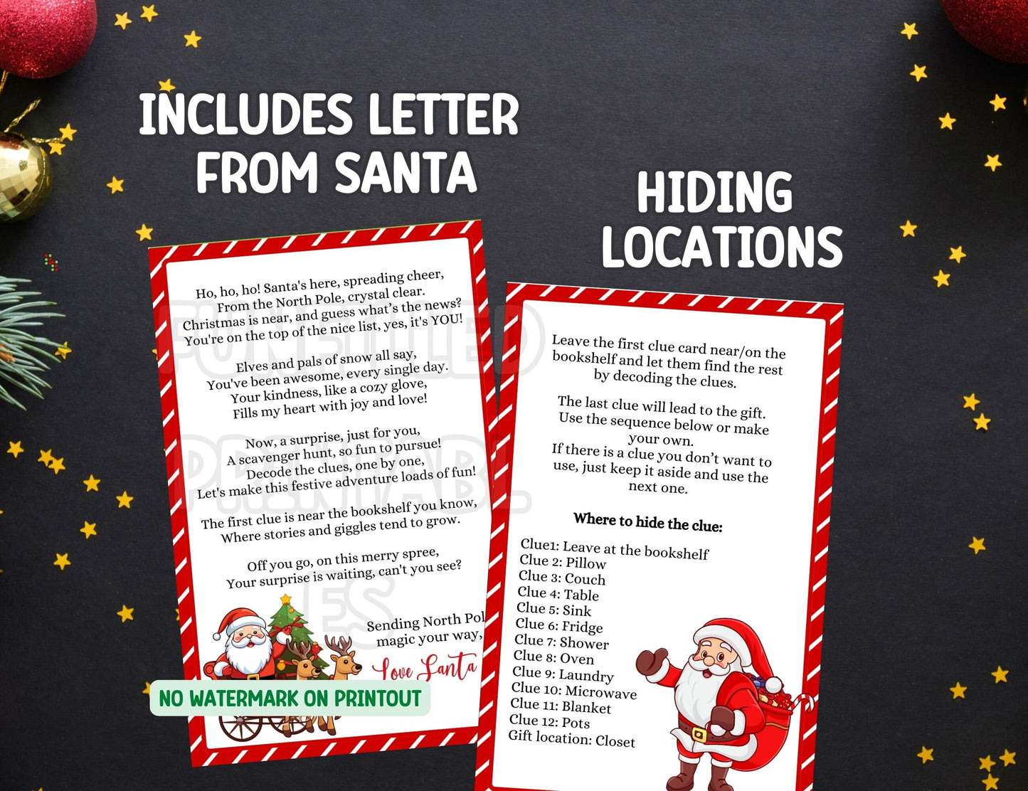 Christmas Scavenger Hunt For Teens