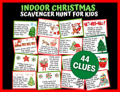 Christmas Scavenger Hunt For Kids