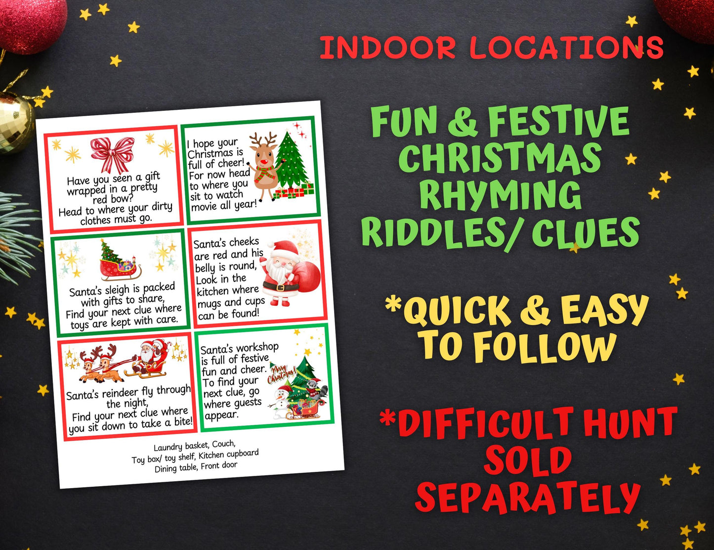 Christmas Scavenger Hunt For Kids